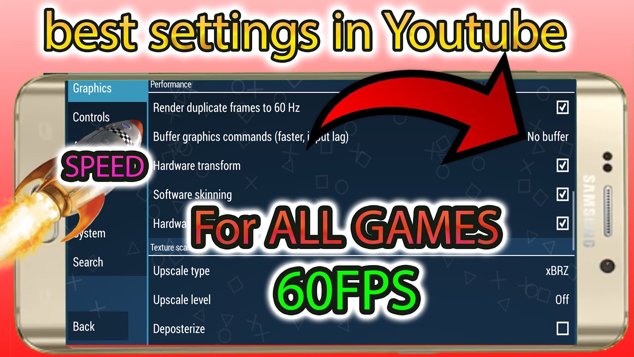 Лучшие настройки ppsspp для всех телефонов. Плавный игровой процесс без задержек | НАСТРОЙКИ PPSSPP