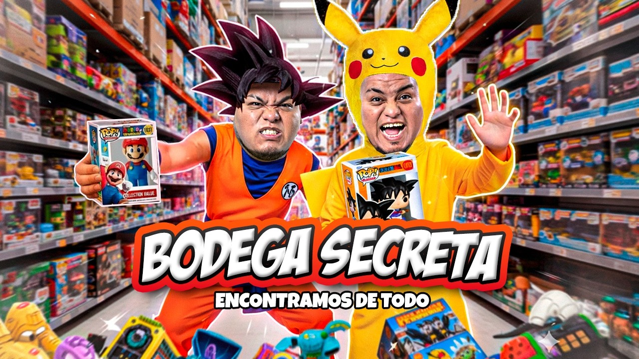 ENTRAMOS a una BODEGA SECRETA 😳🔥 JUGUETES de COLECCIÓN BARATÍSIMOS - Gemelos Pantera
