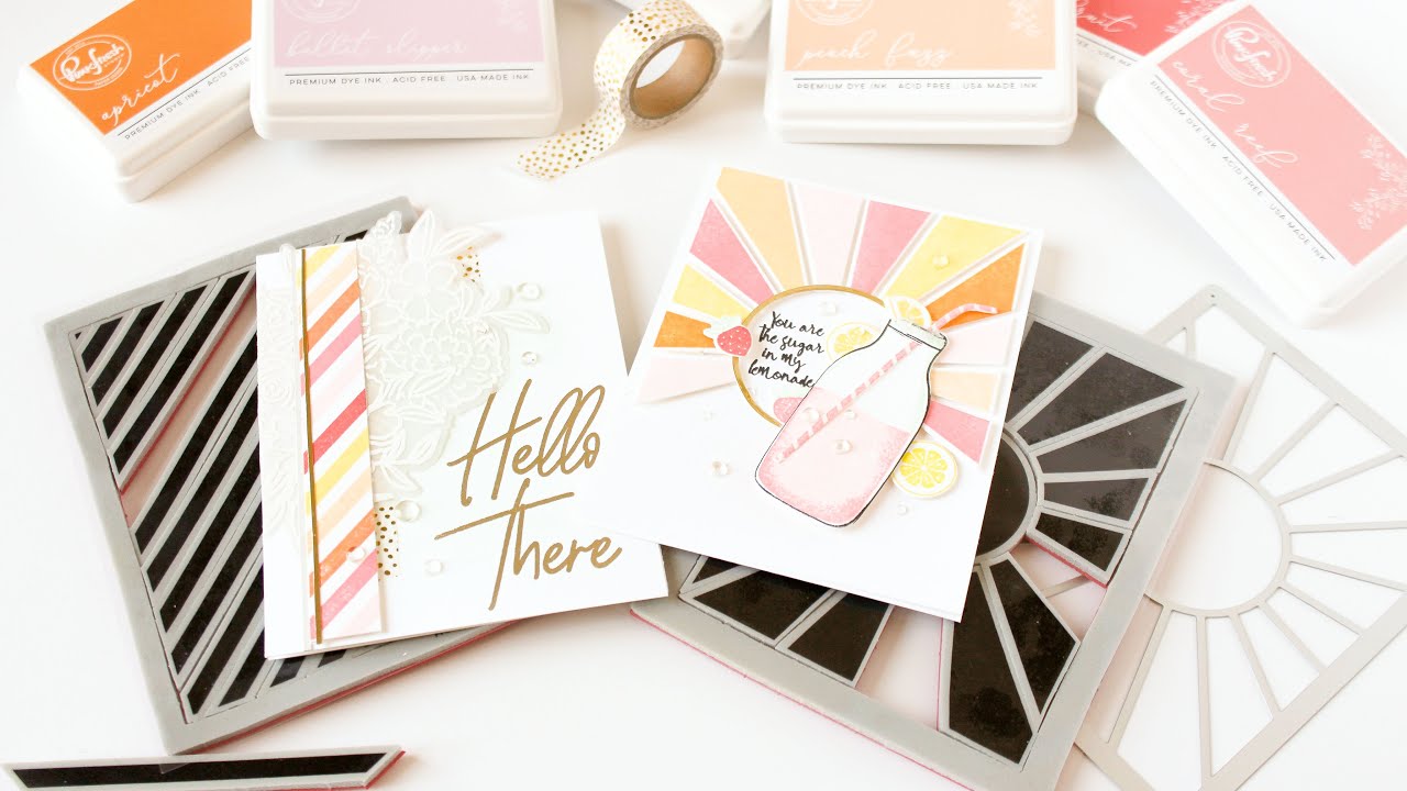 Stamping With Pop Out Background Stamps From Pinkfresh Studio