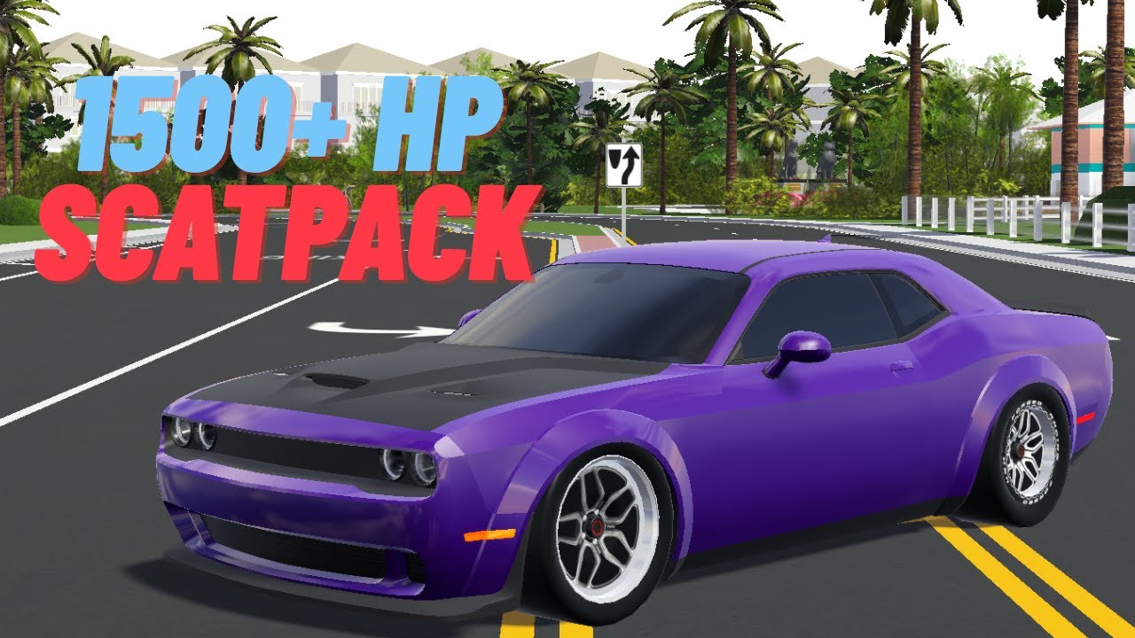 Dodge Scat Pack мощностью более 1500 л.с. – настоящий мускулистый монстр в Roblox на юго-западе Ф...