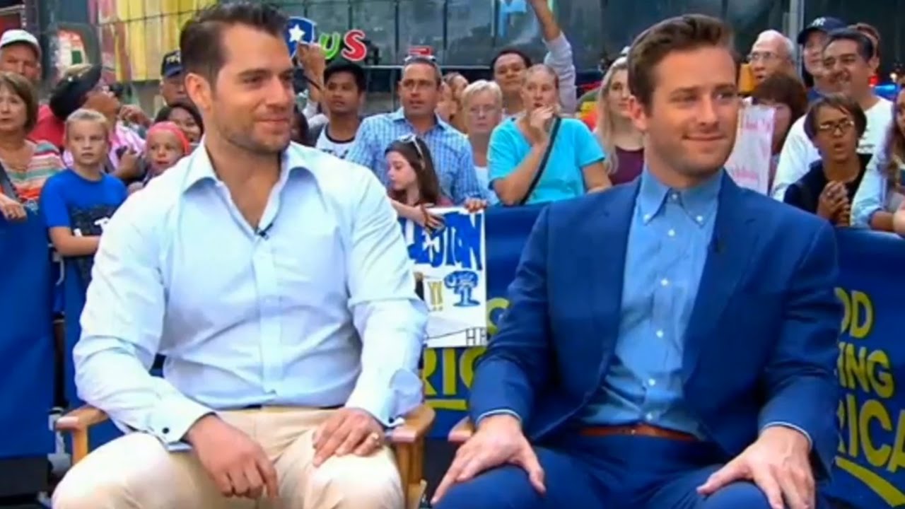 Henry Cavill & Armie Hammer | Good Morning America  - Interview | August 10, 2015