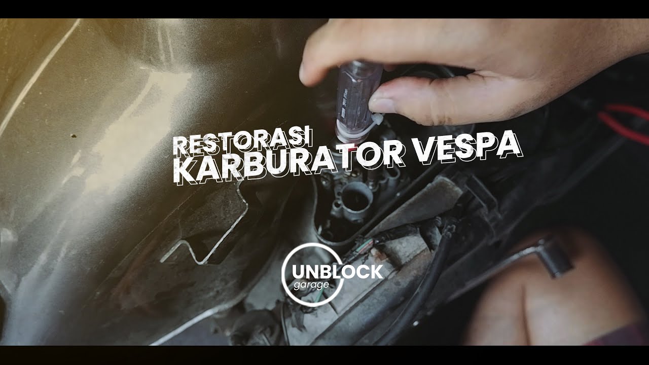Cara Menyetel Karburator Vespa Sprint Abu abu