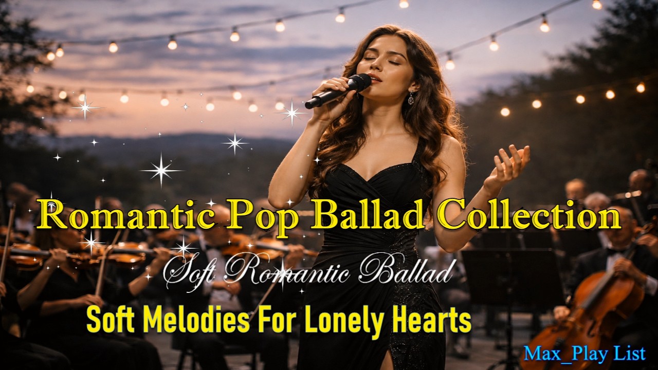 Soft Romantic Pop Ballad Song Collection | Female Vocal, Piano, Saxophone & Strings Orchestra