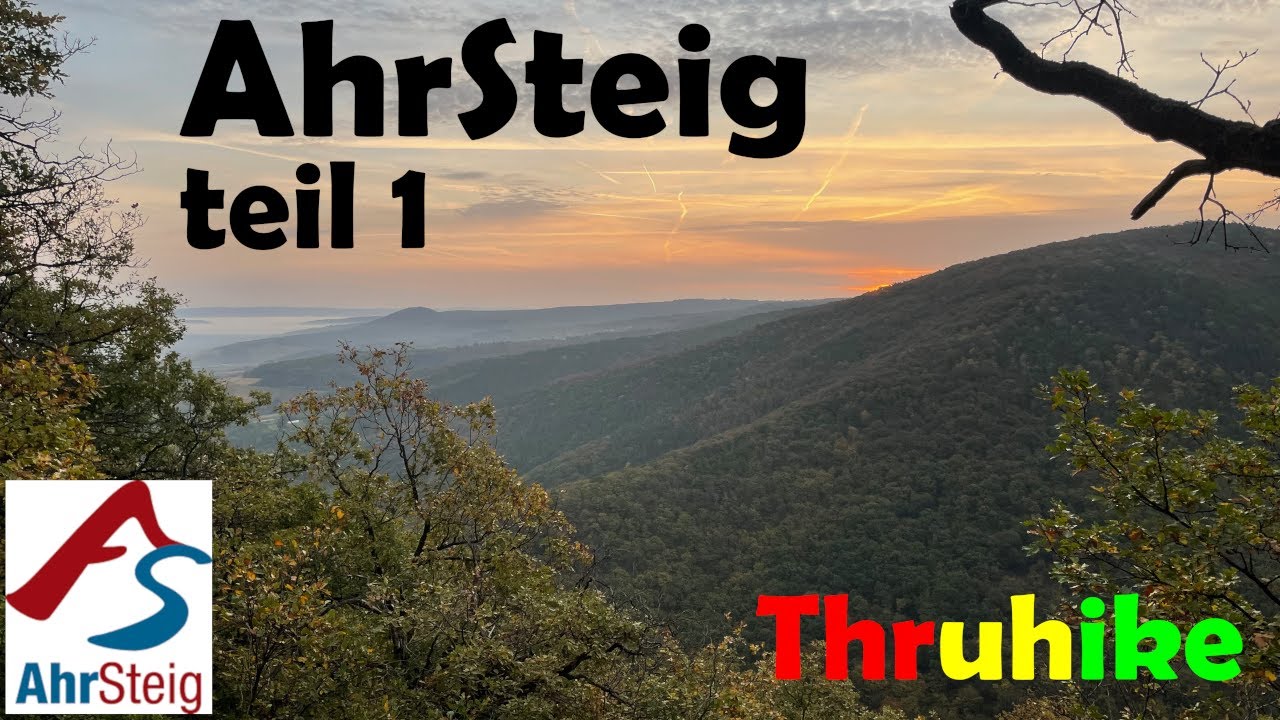 AhrSteig 3-Tages Wanderung 1 #wandernindeutschland #eifel #thruhike