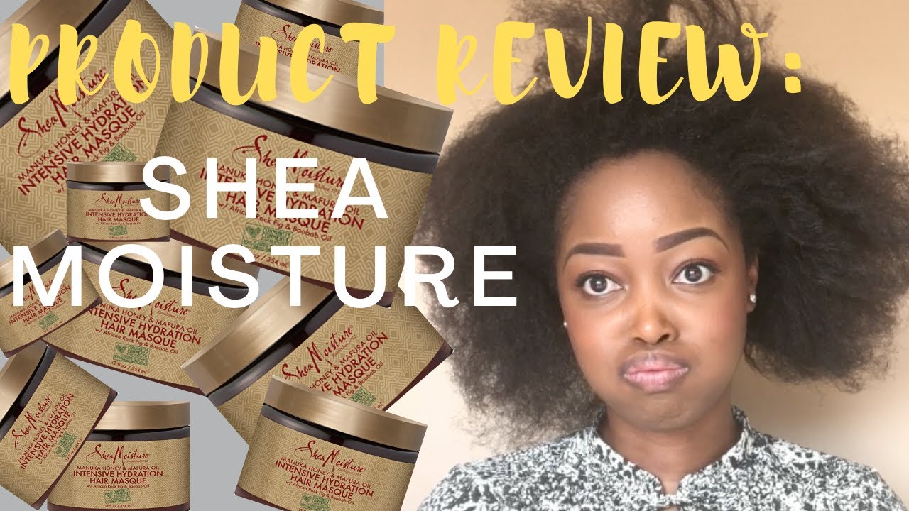 Shea Moisture INTENSIVE HYDRATION Treatment Masque| Demo & Review on 4c hair
