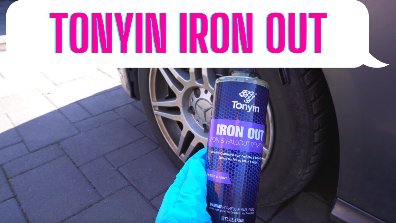 Tonyin Iron Out (iron fallout remover) test