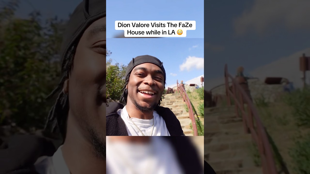 Dion Valore va alla FaZe House 😳