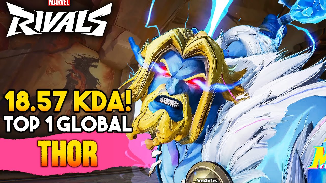18.67 KDA?! ⚡MARVEL RIVALS: 46 KILLS Thor is a MONSTER ! (AquaTurtle)