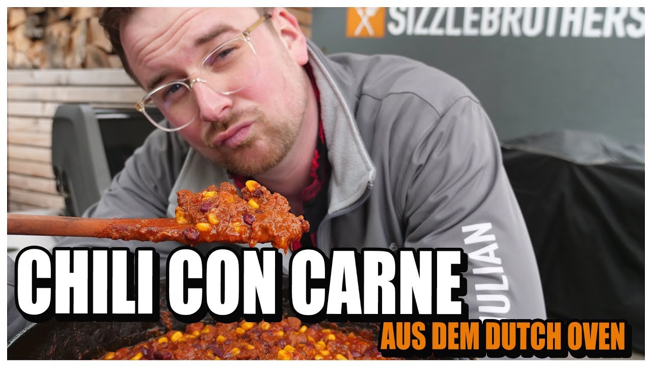 Dutch Oven Chili Con Carne Rezept! Einfach, lecker & ein echter PARTY GAMECHANGER! | SizzleBrothers
