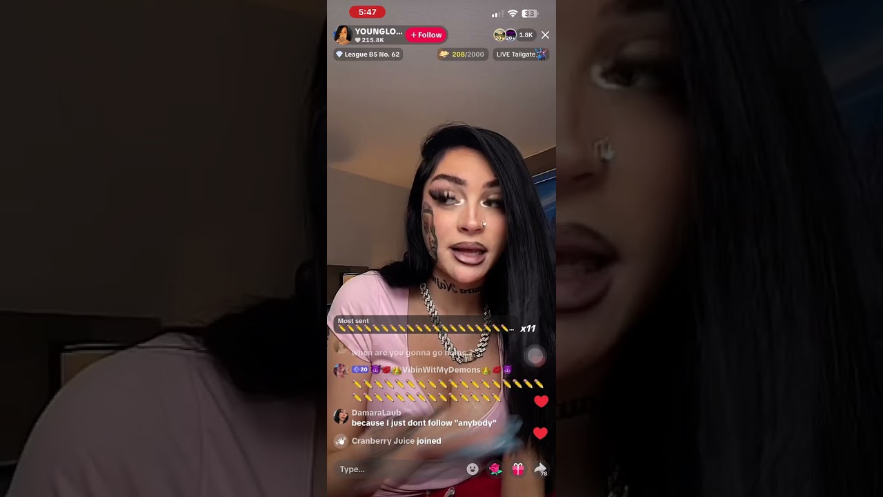 Young Lo New Girlfriend #tiktok #livestream #facetattoos #tea 