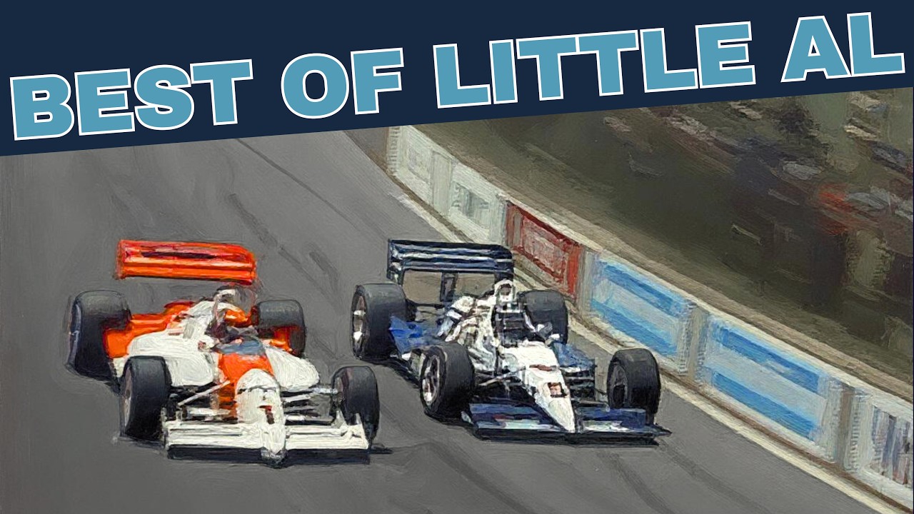 19 Minutes of Brilliant Passes by Al Unser Jr., But They Slowly Get More Brave