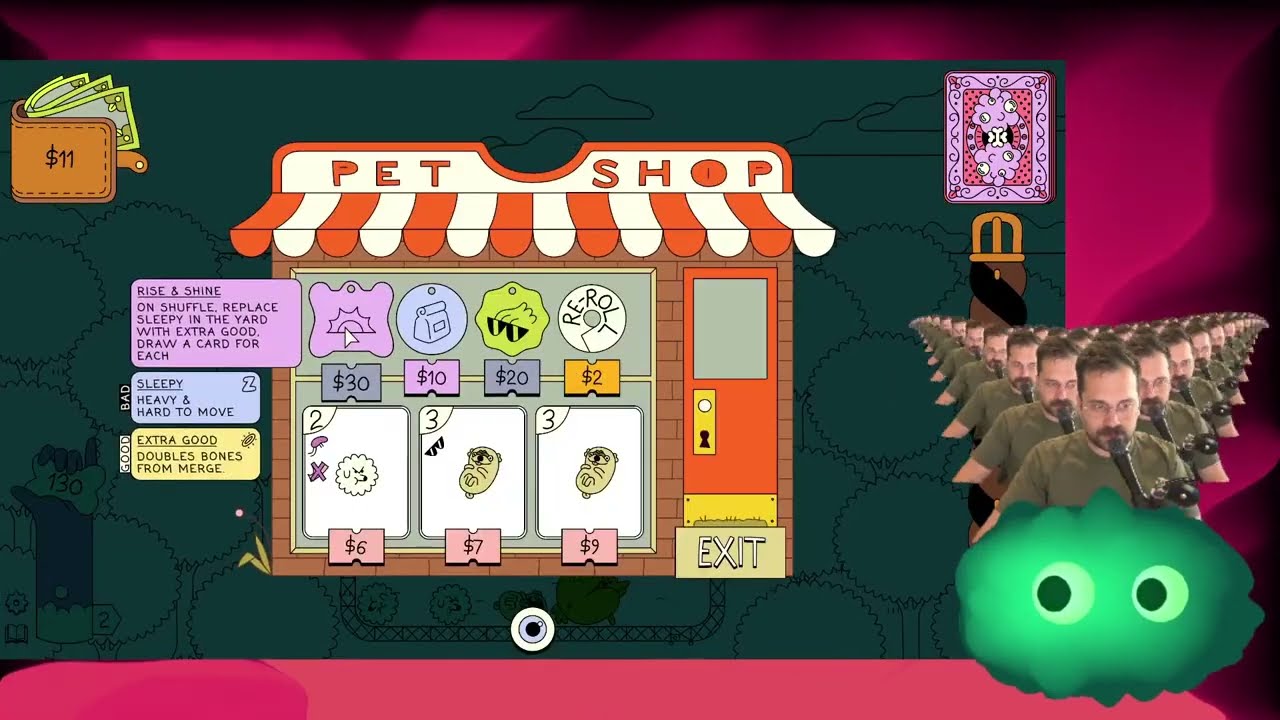 Playing DOG PILE, the dog-based Suika/Watermelon Game #roguelike knockoff... Inu Suika!