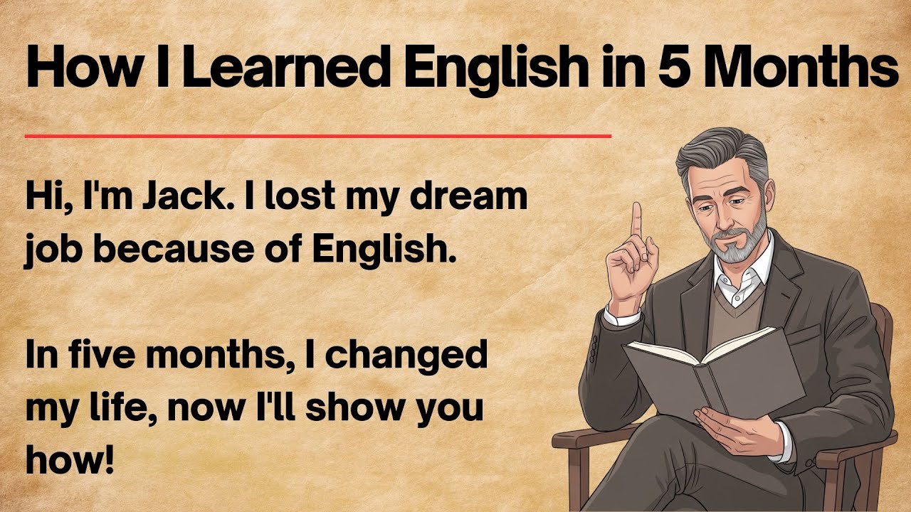 How I Learned English in 5 Months || Learn English Through Story || Improve Your English ✅