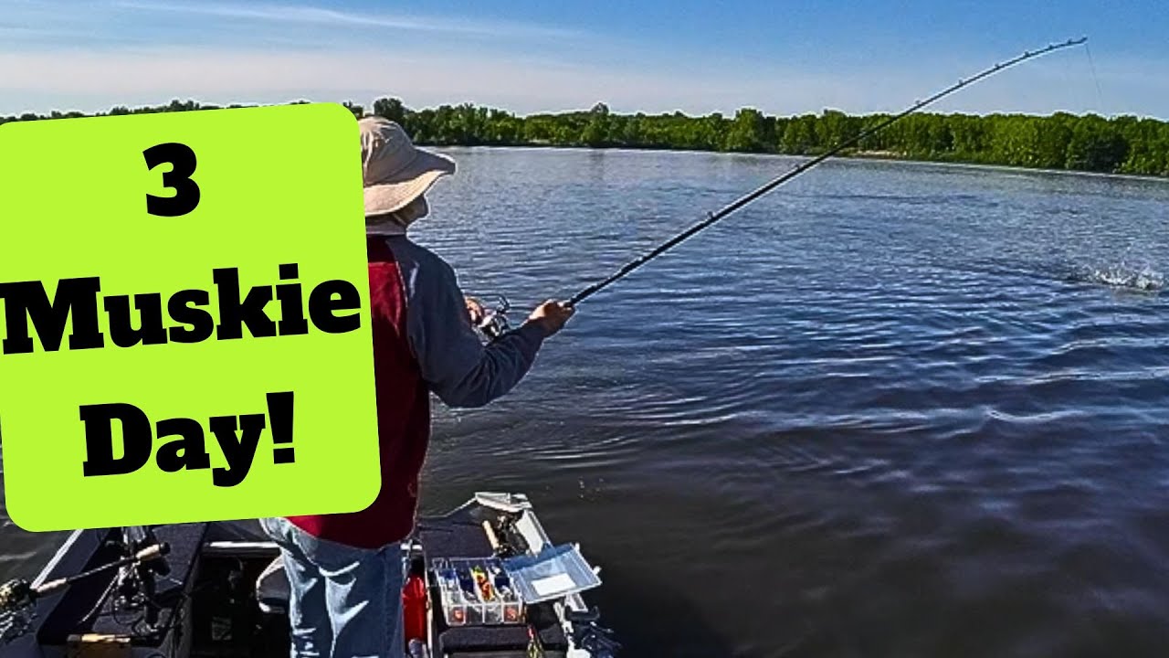 Trollin Up Muskie at CJ Brown Reservoir
