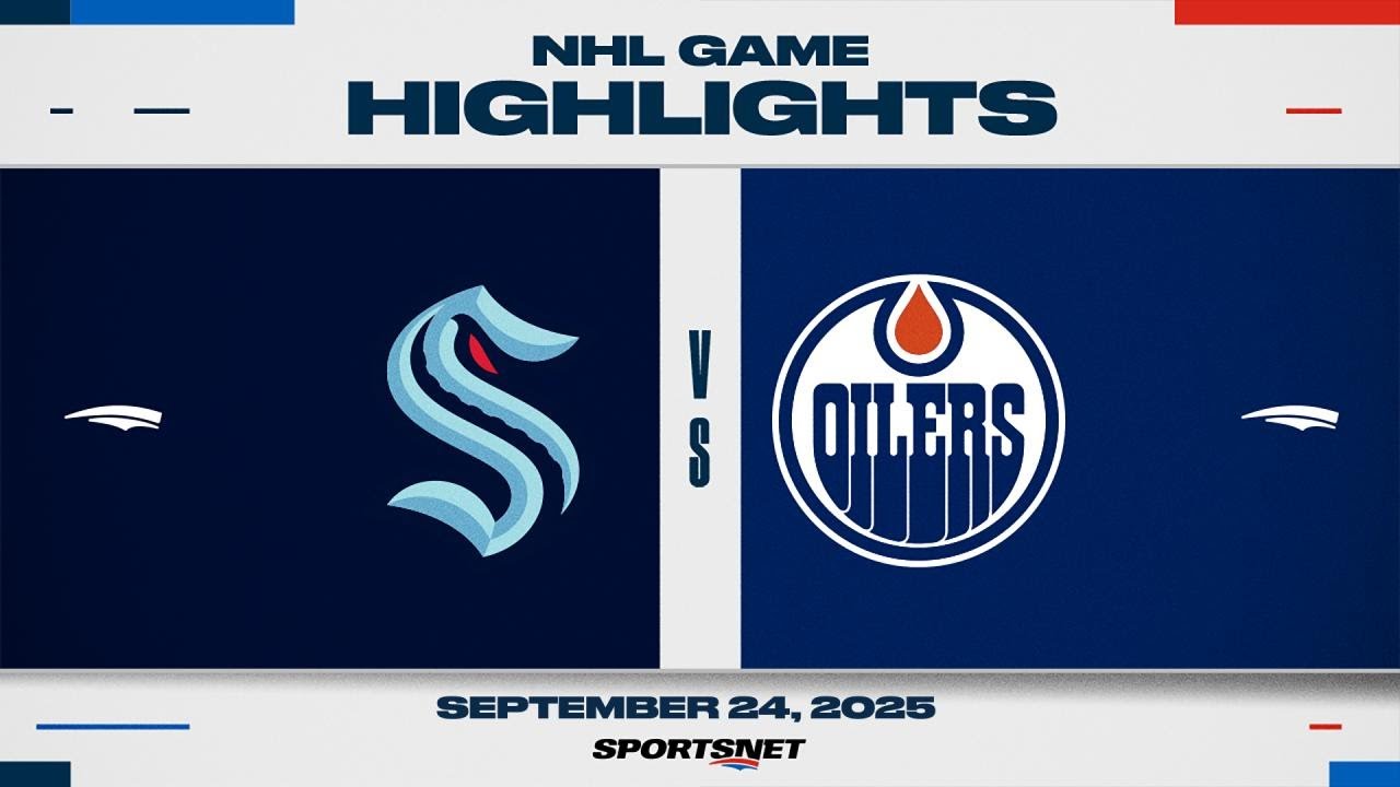 NHL Preseason Highlights | Kraken vs. Oilers - September 24, 2025