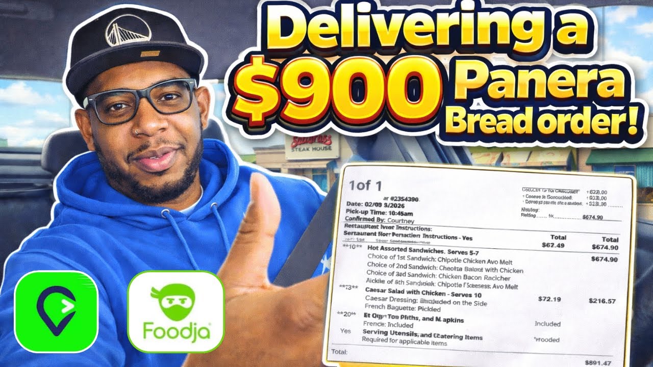 Delivering a $900 Panera Order…. Here’s what I got paid! | Foodja | Expedite | No DoorDash |