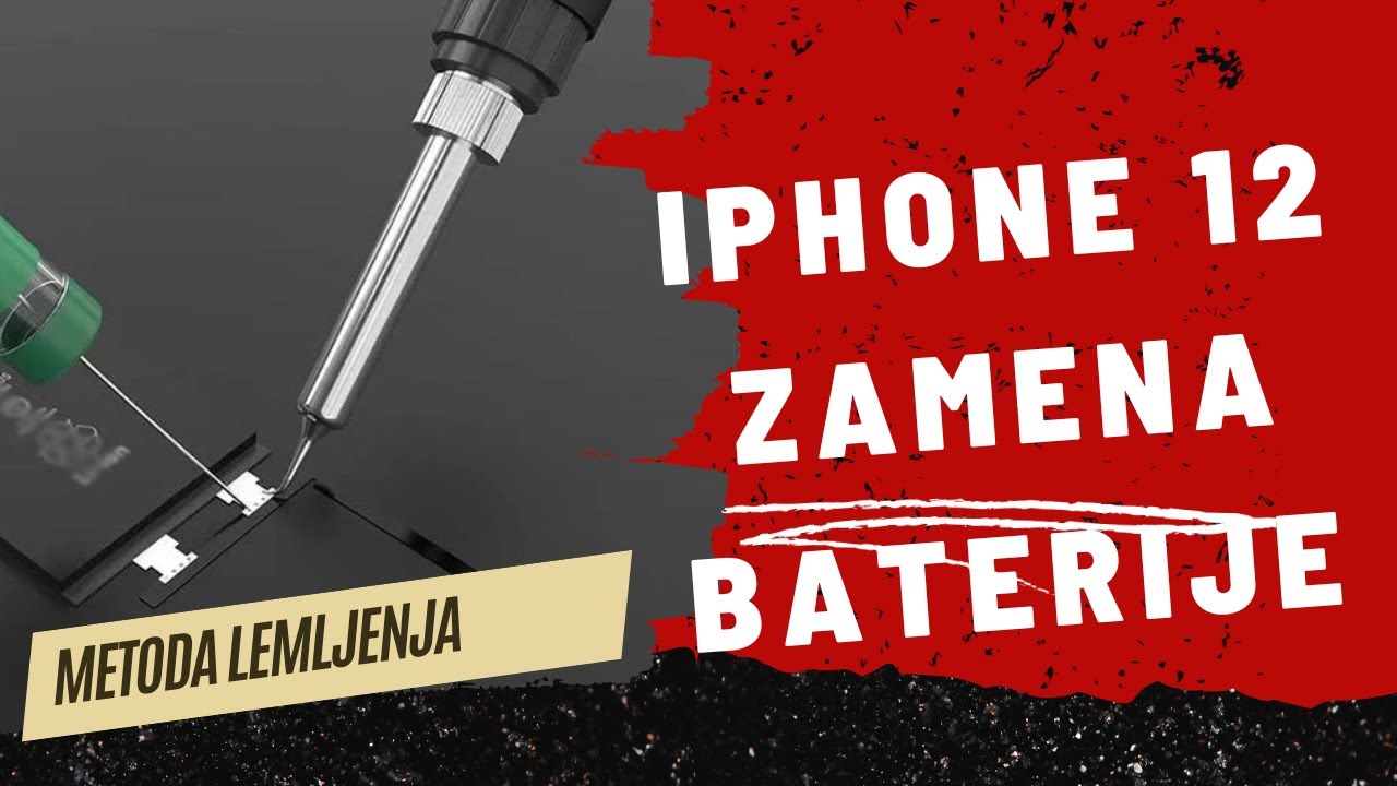 Iphone 12 Zamena baterije bez vazne poruke (Soldering method)