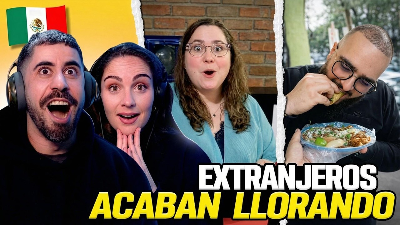 Extranjeros prueban COMIDA MEXICANA por primera vez… y terminan LLORANDO 🇲🇽🥹