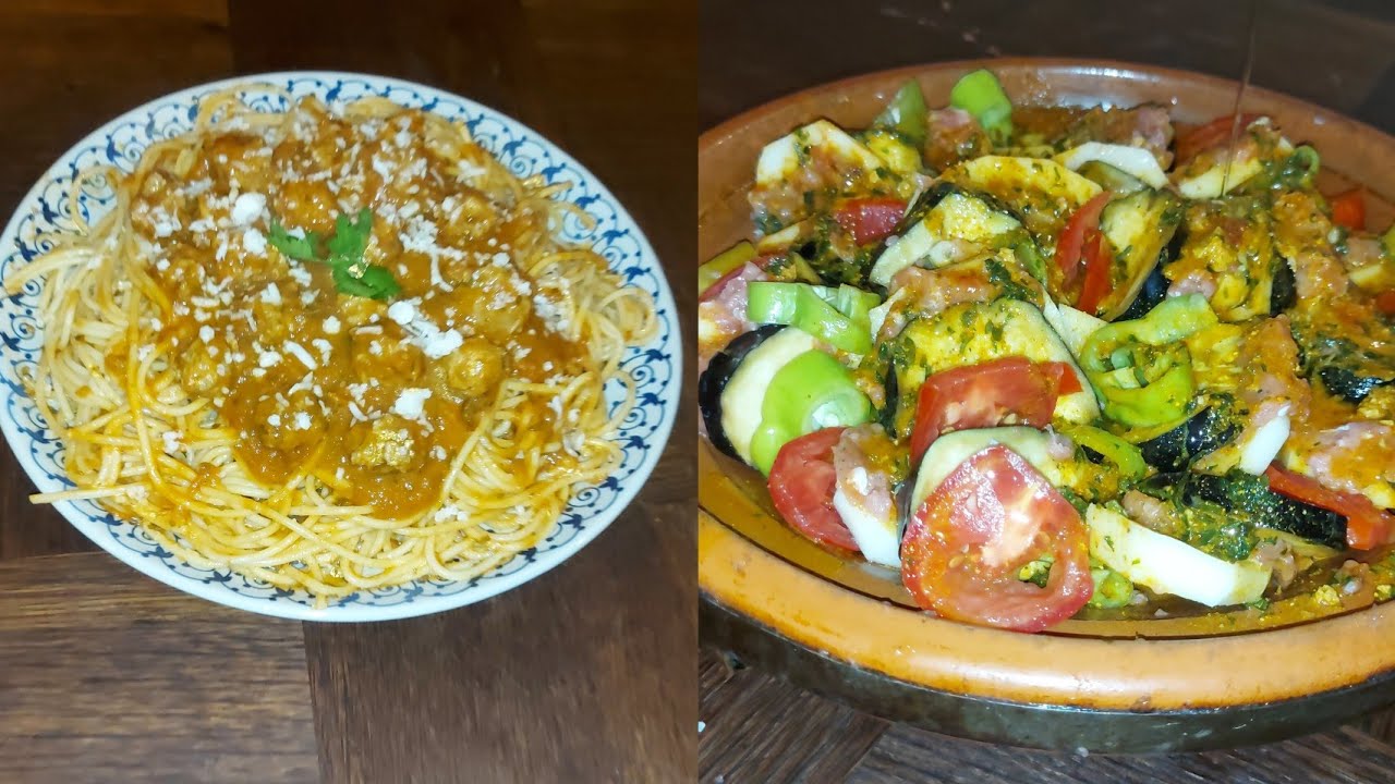  غداء  طاجين بالخضرة أخير السبوع وعشاء شركت معكم تقدية الخضرة مع سلاطة الفواكه
