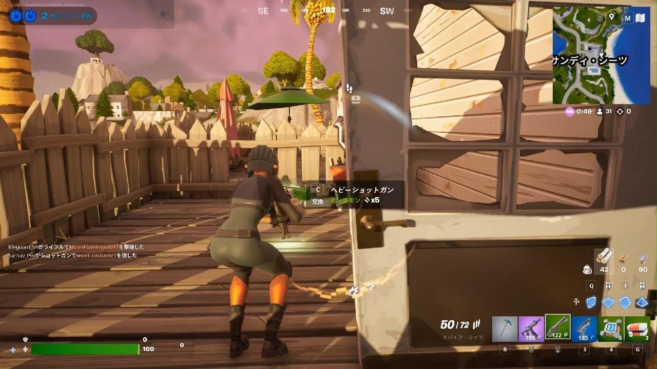 キーマウ初リロードランクでまさかのビクロイ？！(無編集でごめんなさい。。。)