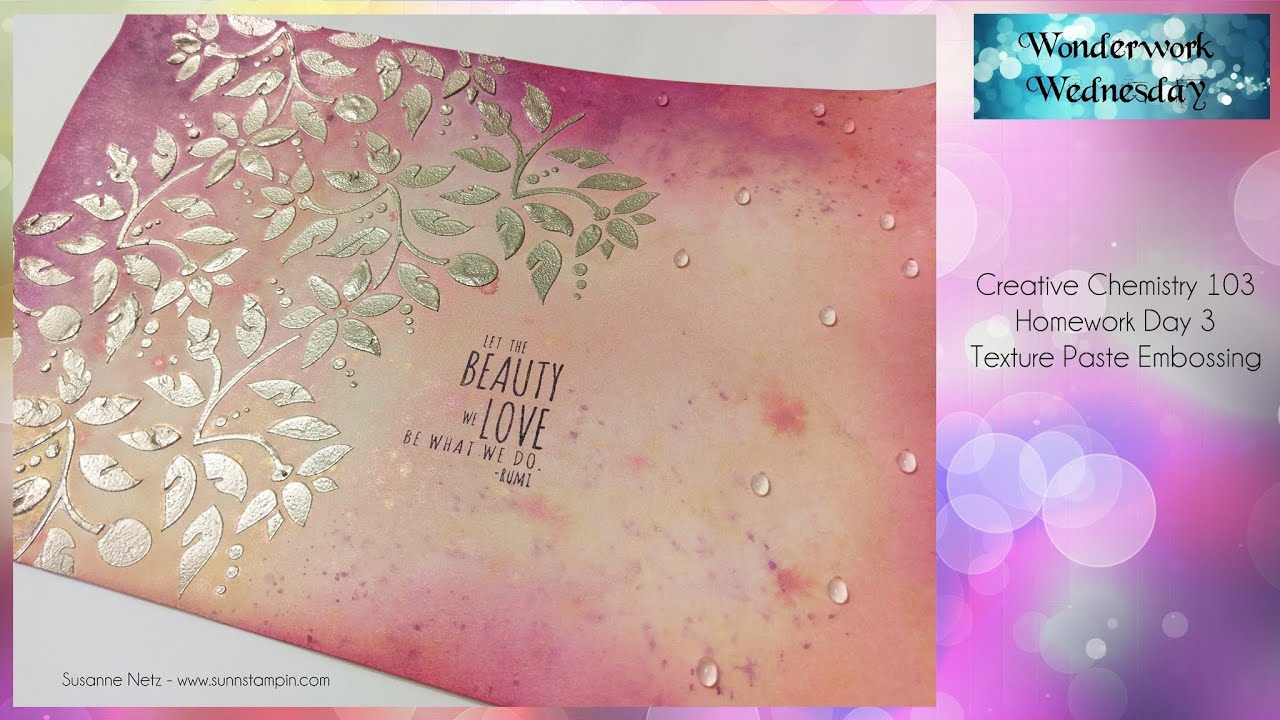 Art Journal page - Creative Chemistry 103 Homework