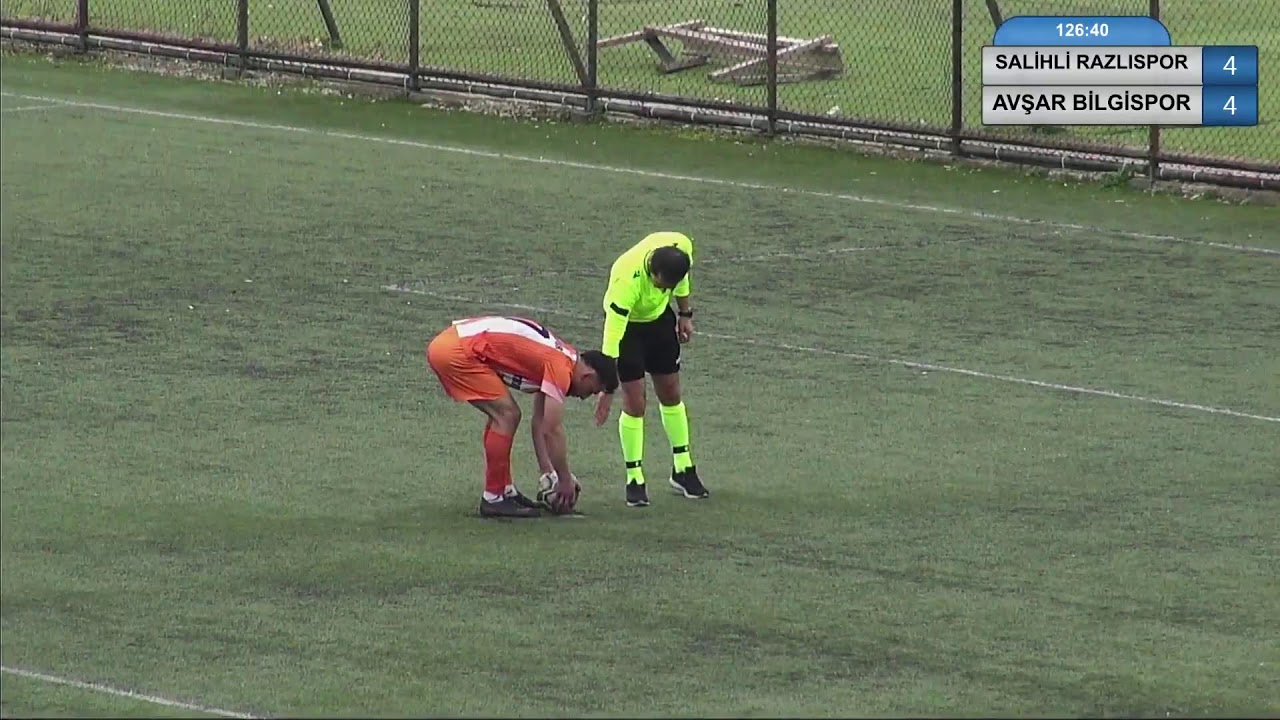 Salihli Razlıspor-Avşar Bilgispor 1.Amatör Lig Play Off Müsabakası (ikinci yarı)
