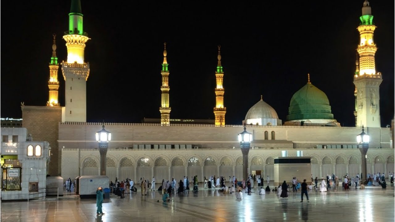 Medinah -walking inside Masjid Nabawi ||Fajar Azan