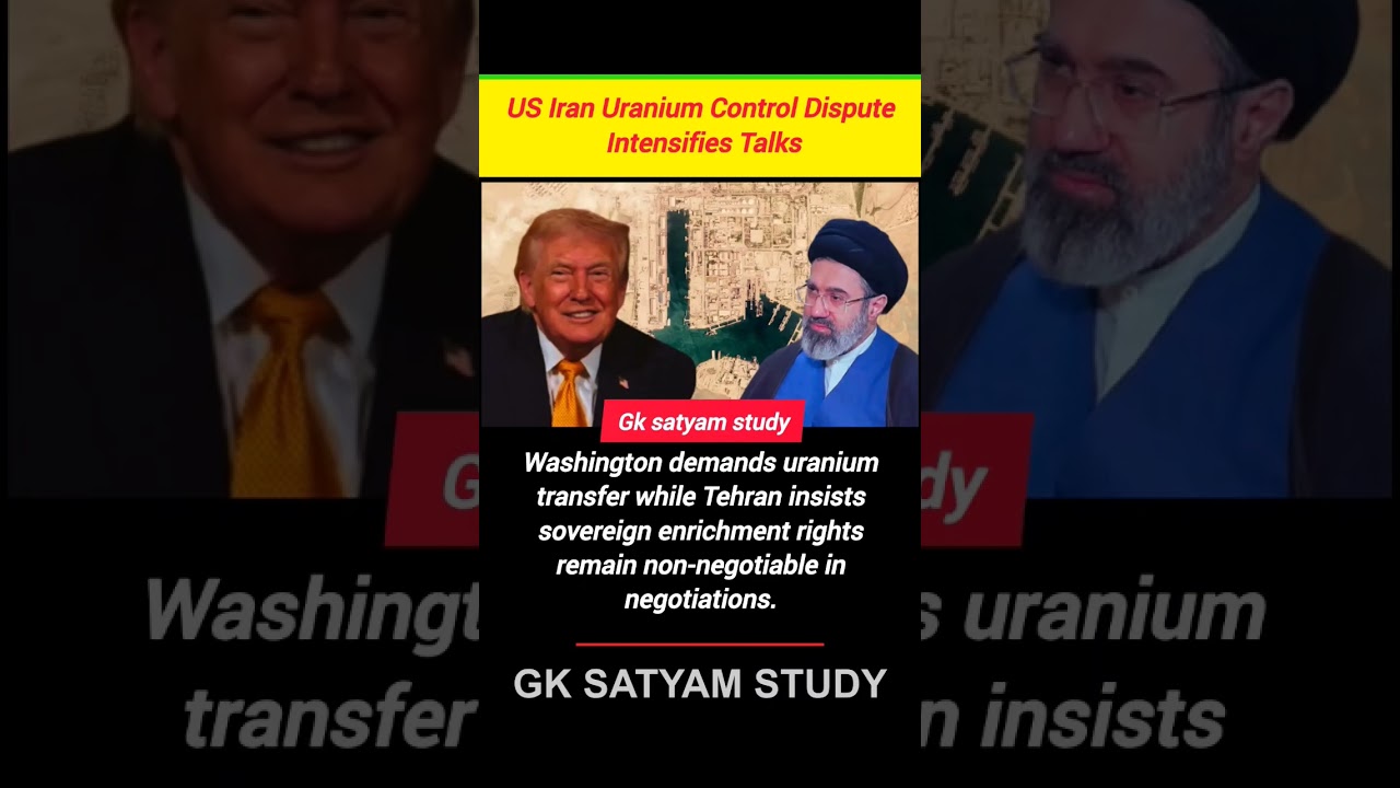 US-Iran Nuclear Deal Row: Who Will Control Iran's Enriched Uranium? | Latest Global News