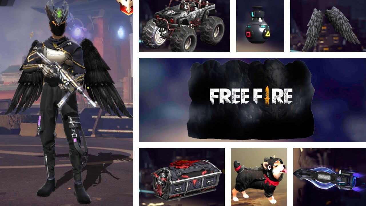 🎱 SOLO PUEDO USAR COSAS NEGRAS 🎱 - FREE FIRE | Reto Un Solo Color Free fire | Solo Ropa Negra