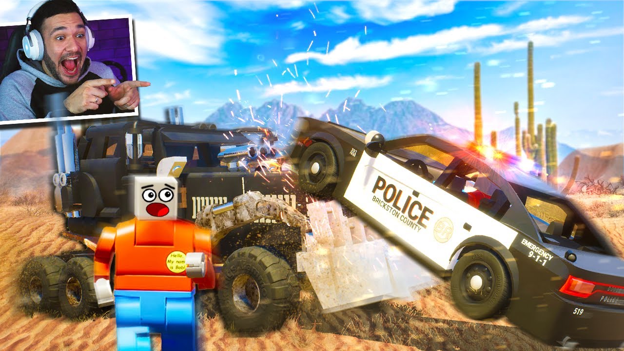 PERSEGUIÇÃO POLICIAL LEGO: MAD MAX! Brick Rigs