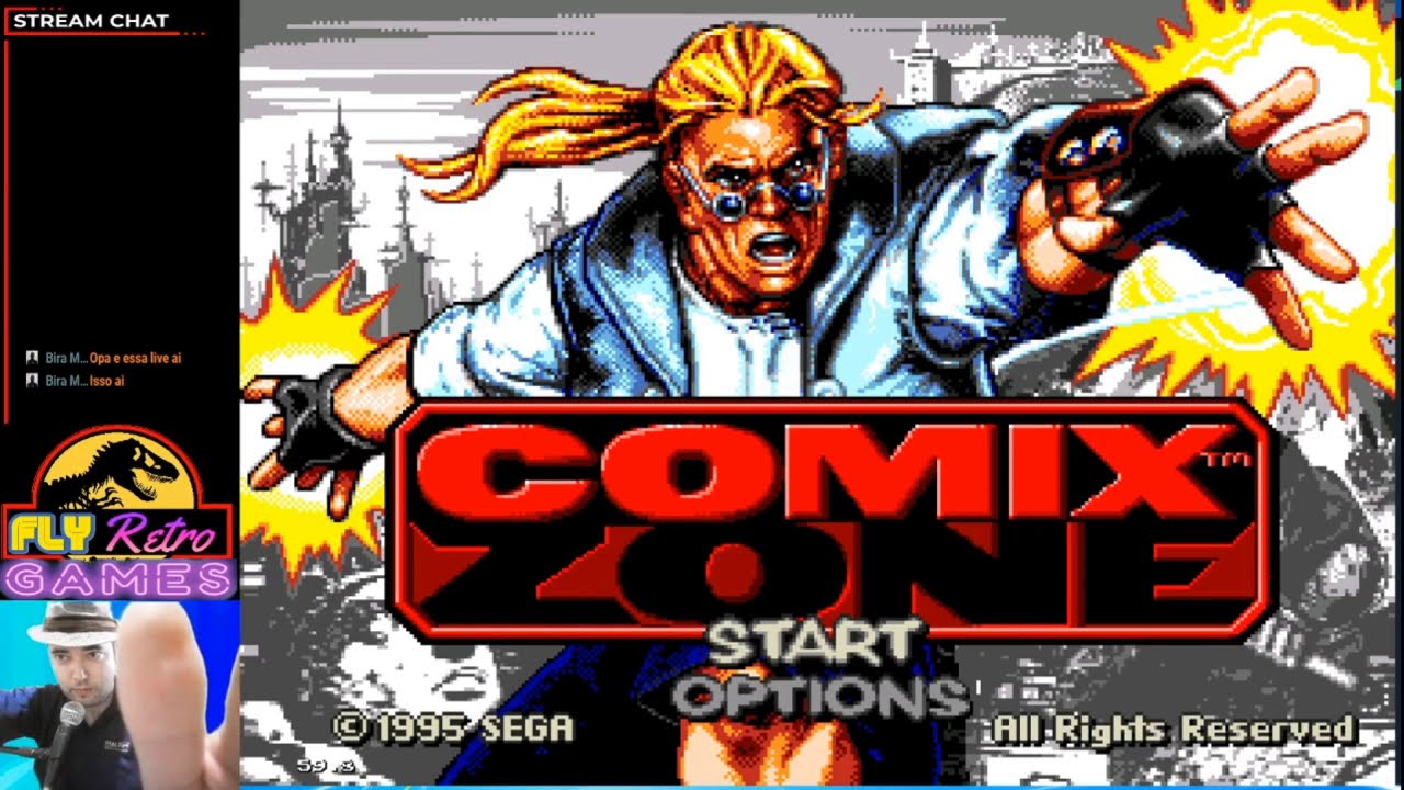 Comix Zone  at&eacute; zerar na Live!!!