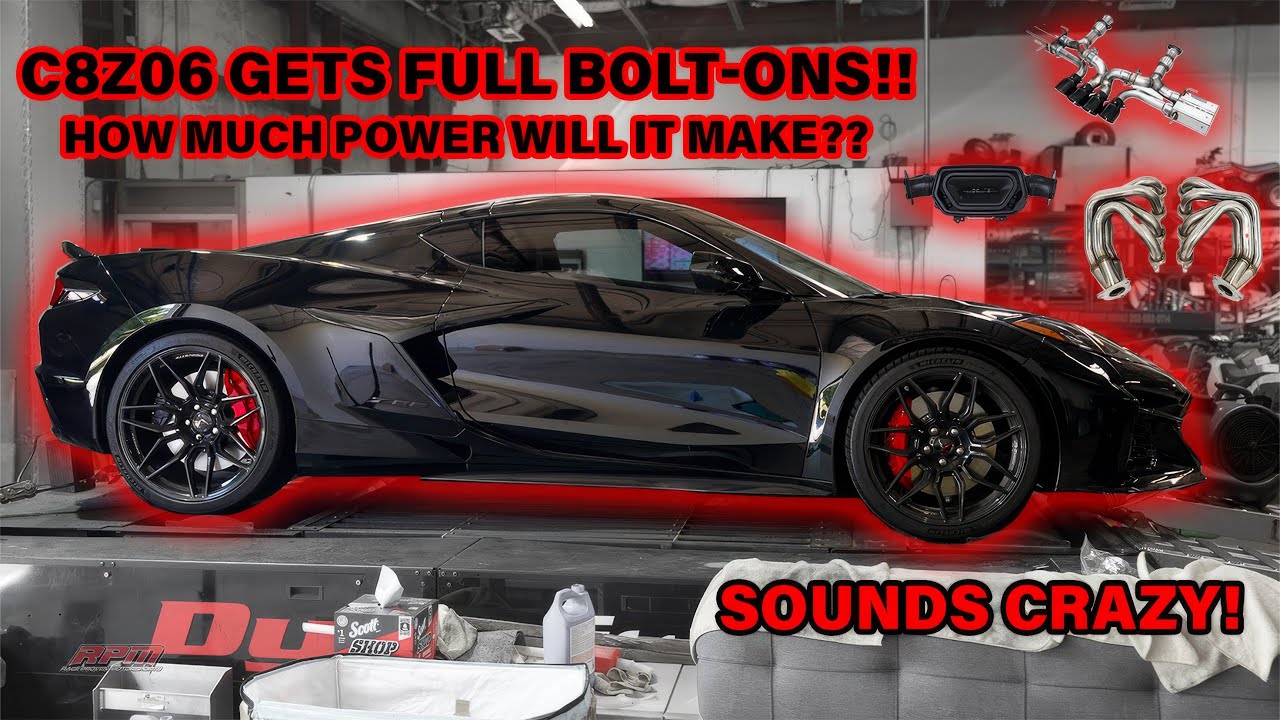 Какую мощность дают болтовые соединения на C8 Z06?