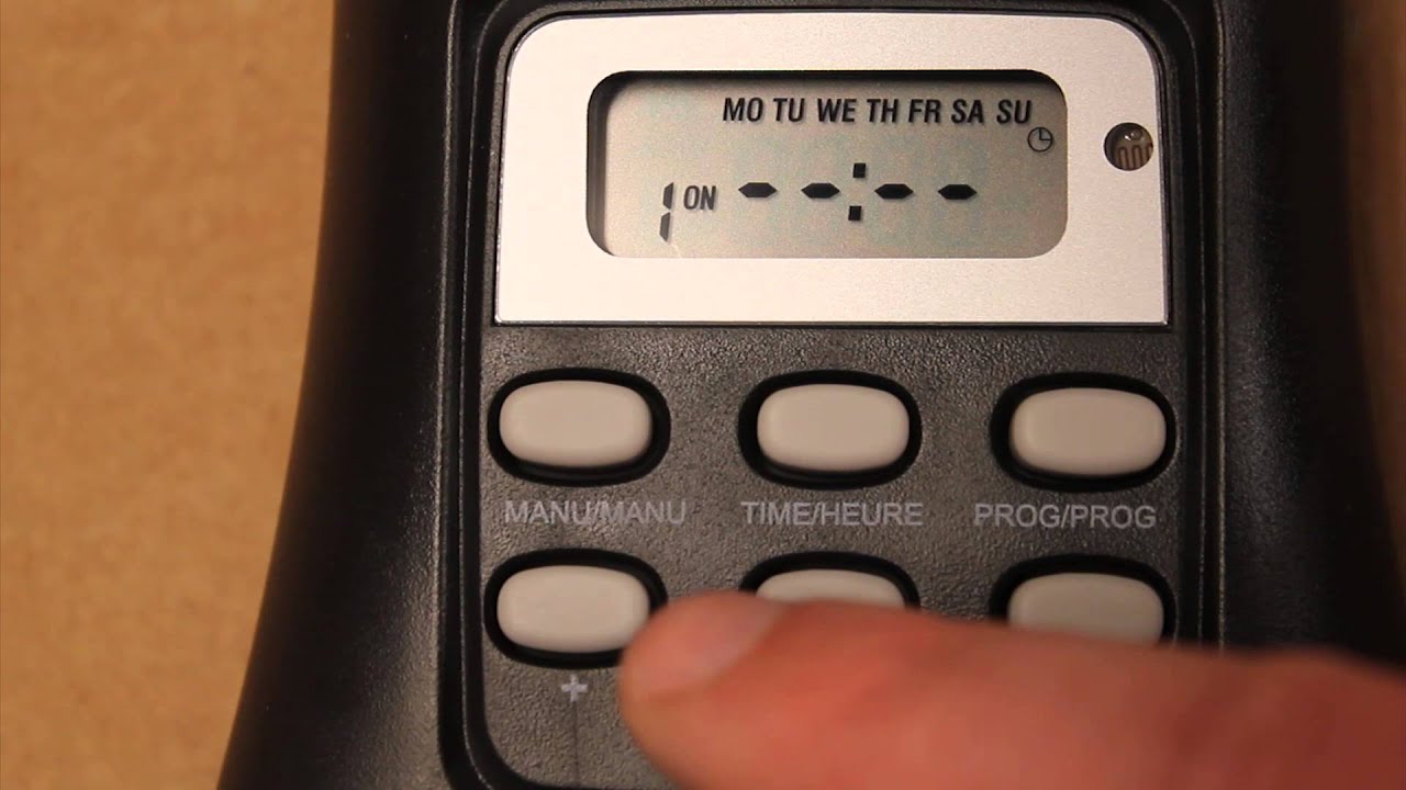 2013-01-04 How to program/set the Life Link TM-074 Outdoor Timer from Home Depot