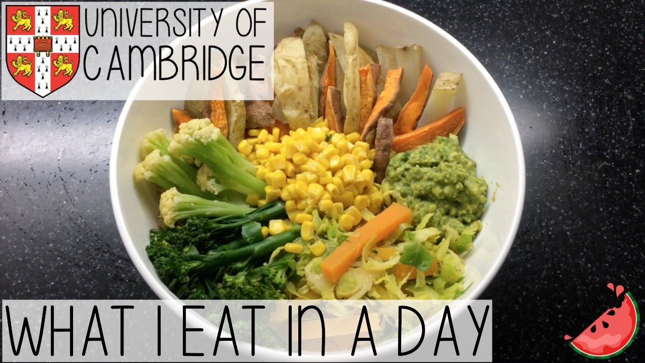A DAY IN MY LIFE AT THE UNIVERSITY OF CAMBRIDGE + WHAT I EAT IN A DAY VEGAN FT. MICROWAVE CHIPS