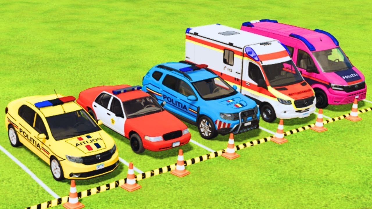 Перевозка полицейских машин, Dacia, Ford, Duster, машин скорой помощи, аварийно-спасательных авто...