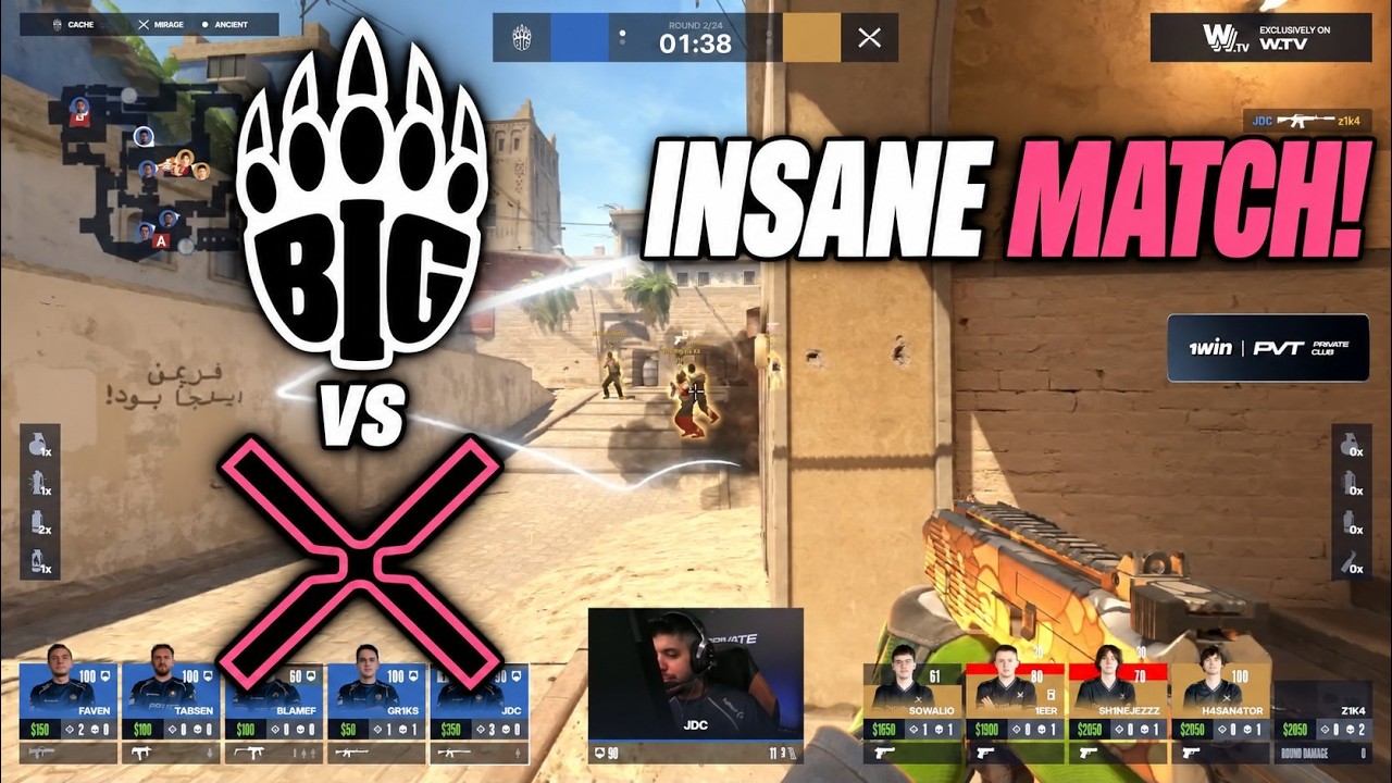 BIG vs PRIVATE - HIGHLIGHTS | &mdash; 1win Private Club Season 2 Upper Bracket Quarter-Final