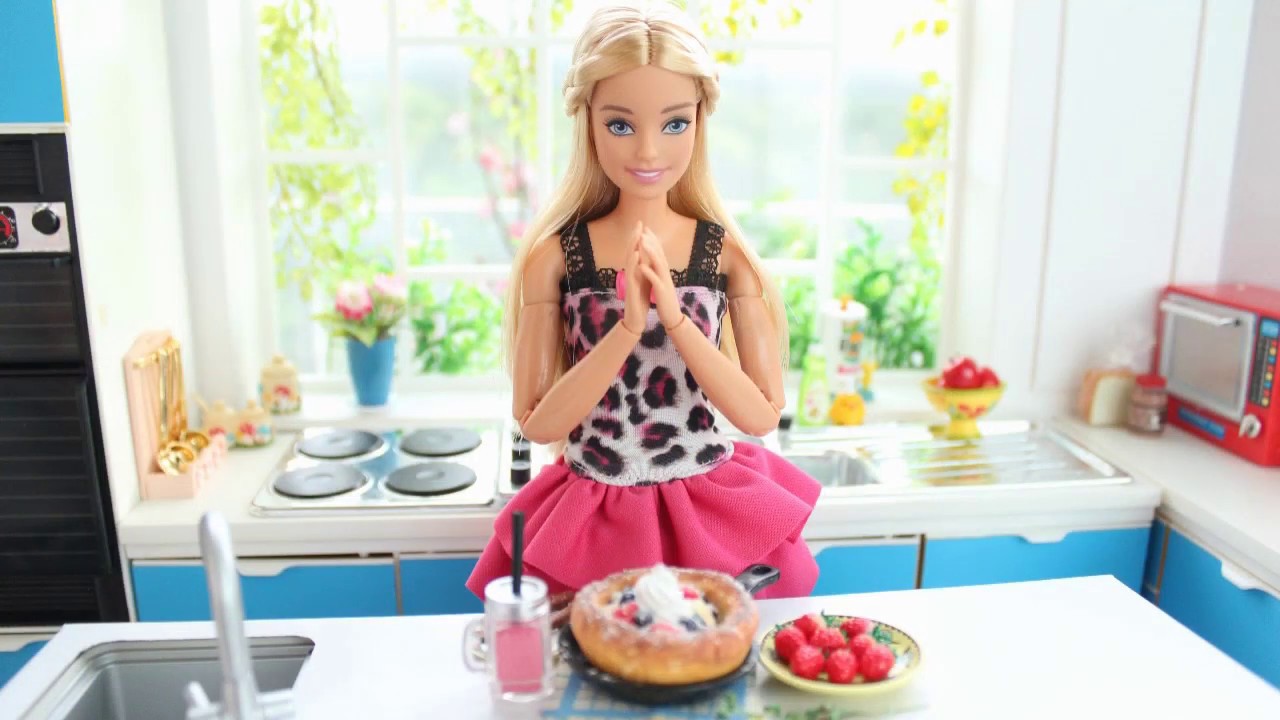 41. Dutch baby pancake 팬케이크- Barbie's cooking stopmotion