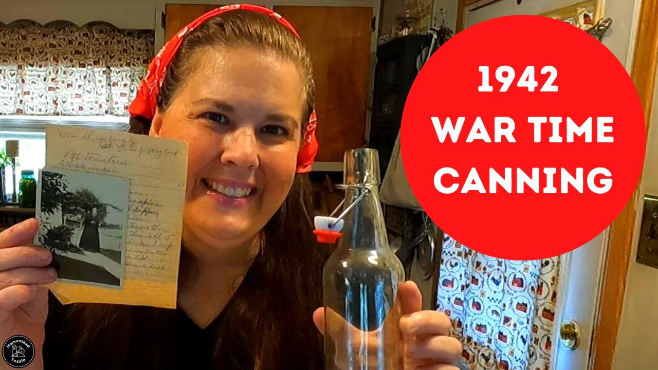 1942 Canning with Swing Top Bottles-Grandma Minnie's Ketchup War time recipe