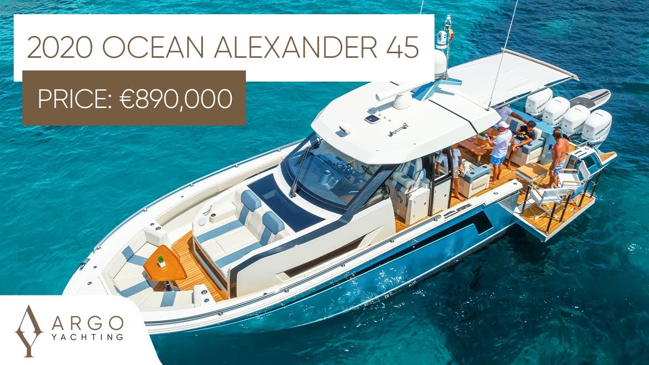 2020 Ocean Alexander 45 Divergence 'Five Seasons' | Sport Yacht Tour | FOR SALE
