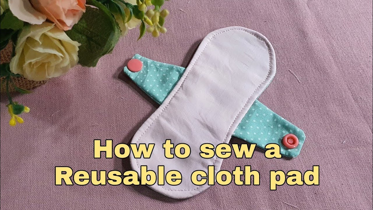(ง่ายมาก)วีธีเย็บแผ่นอนามัย สามารถใช้ซ้ำได้ ใช้ได้ทุกวัน ( easy )How to sew a reusable cloth pad.