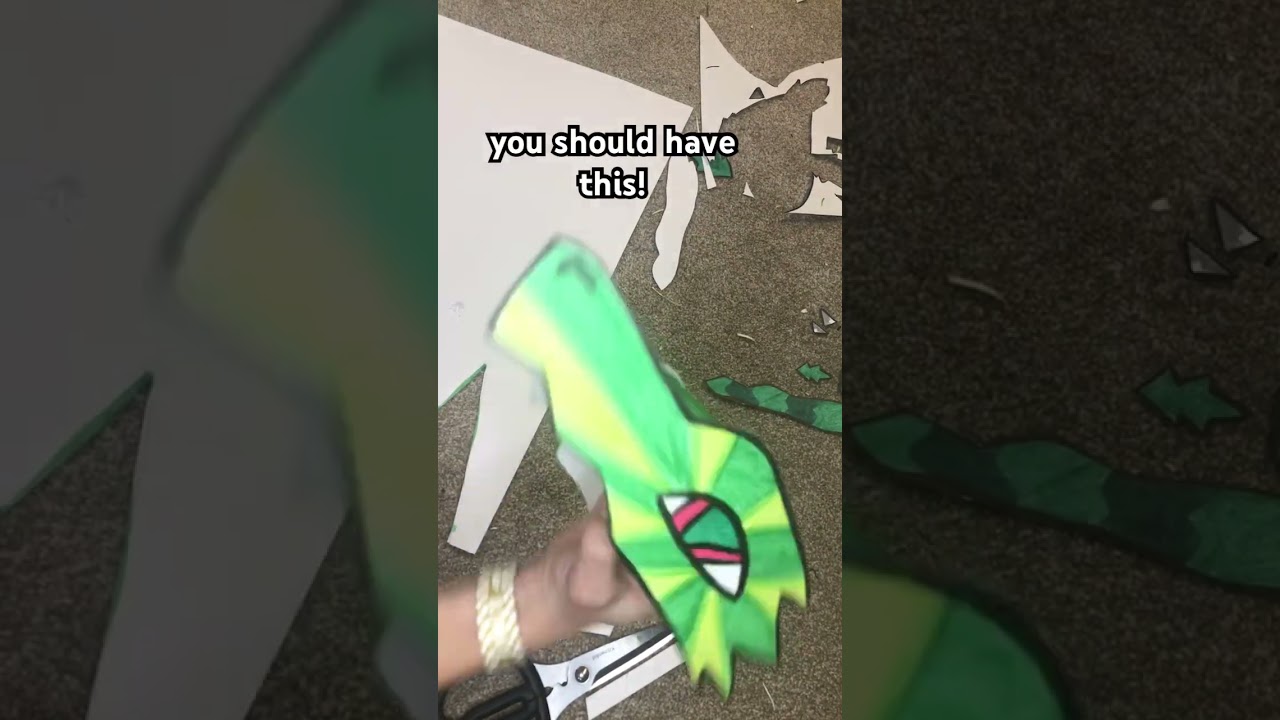 how to make a dp part 2!                   #dragonpuppets #paperdragon #paperart #papercraft