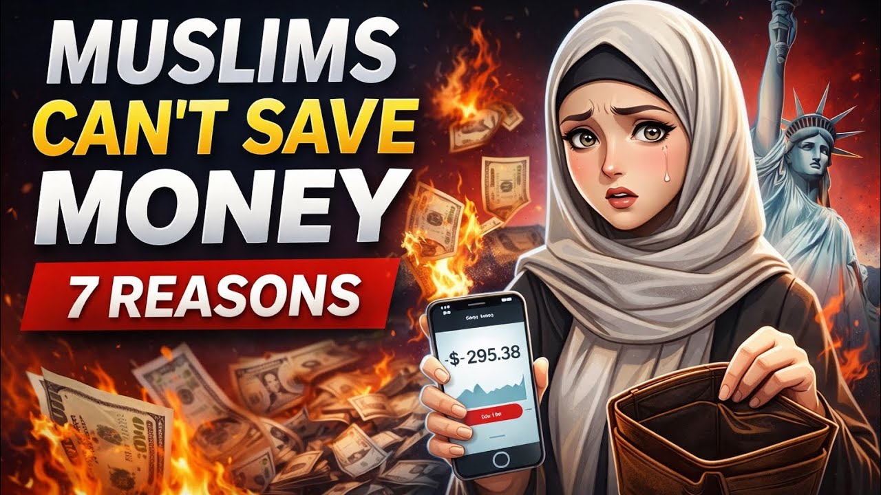 7 Reasons Muslims Struggle to Save Money. 💸🌙 7 Islamic Reasons Paisa Aata Hai Lekin Rukta Nahi 📉.