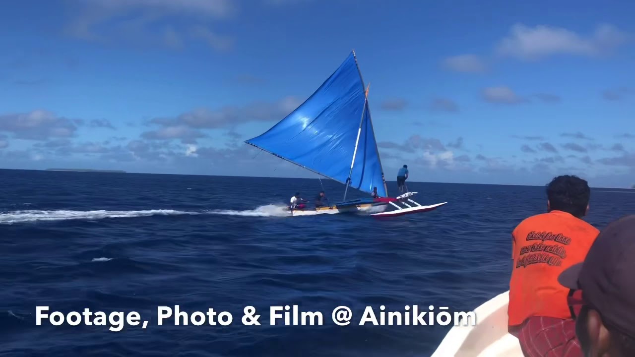 Marshall Islands  : Flying Traditional Marshallese Proa