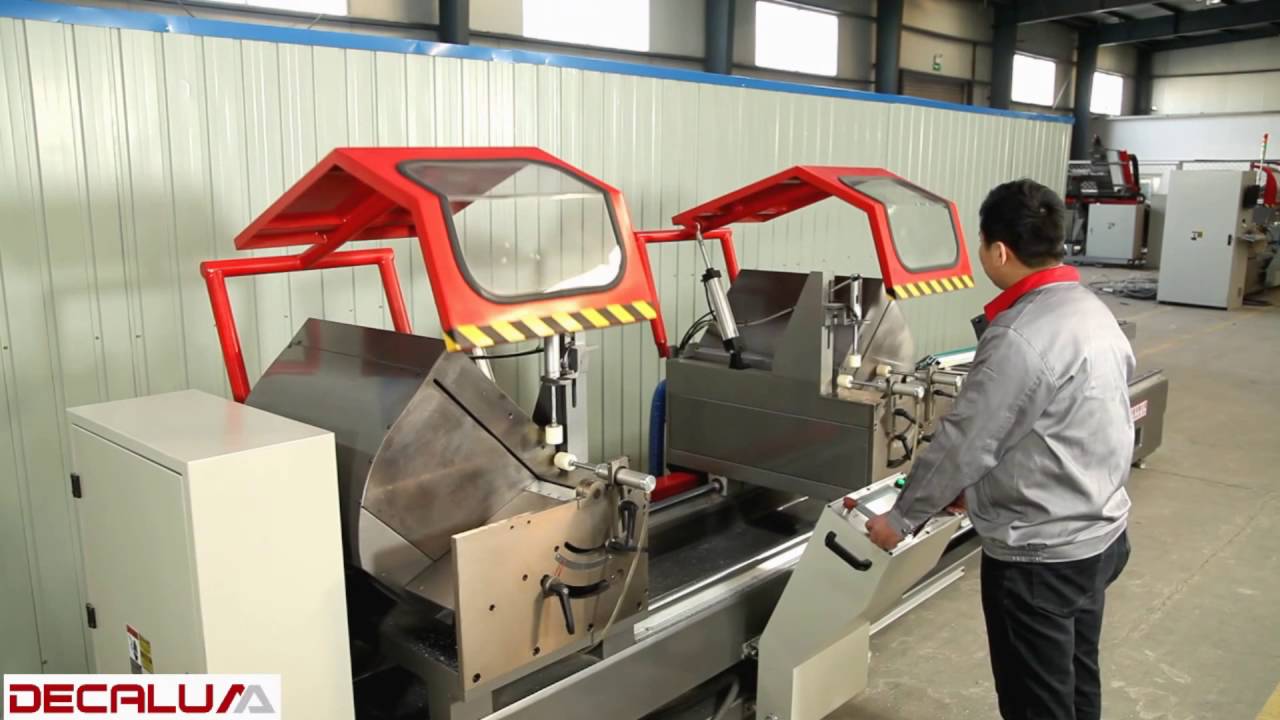เครื่องตัดอลูมิเนียม Cutting Machine - CNC Double Head Cutting Saw LJZ2 CNC 500x4200A