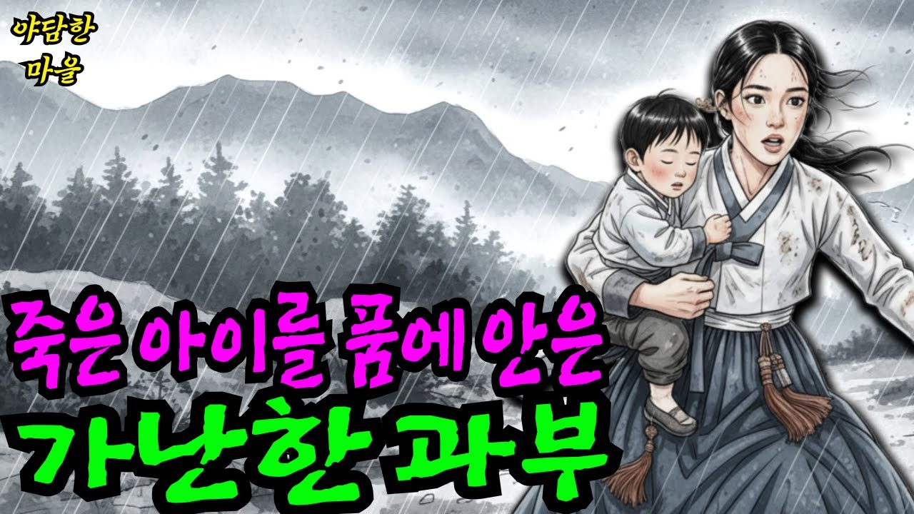 산속에서 주운 죽은 아이의 정체... 가난한 과부의 팔자를 송두리째 바꾼 충격적인 이야기 ㅣ옛날이야기 ㅣ민담 ㅣ오디오북ㅣ전설ㅣ설화 ㅣ야담 ㅣAI콘텐츠