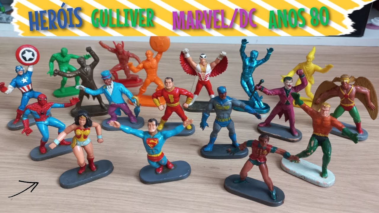HERÓIS GULLIVER DC MARVEL ANOS 70/80 | VC  LEMBRA DELES?
