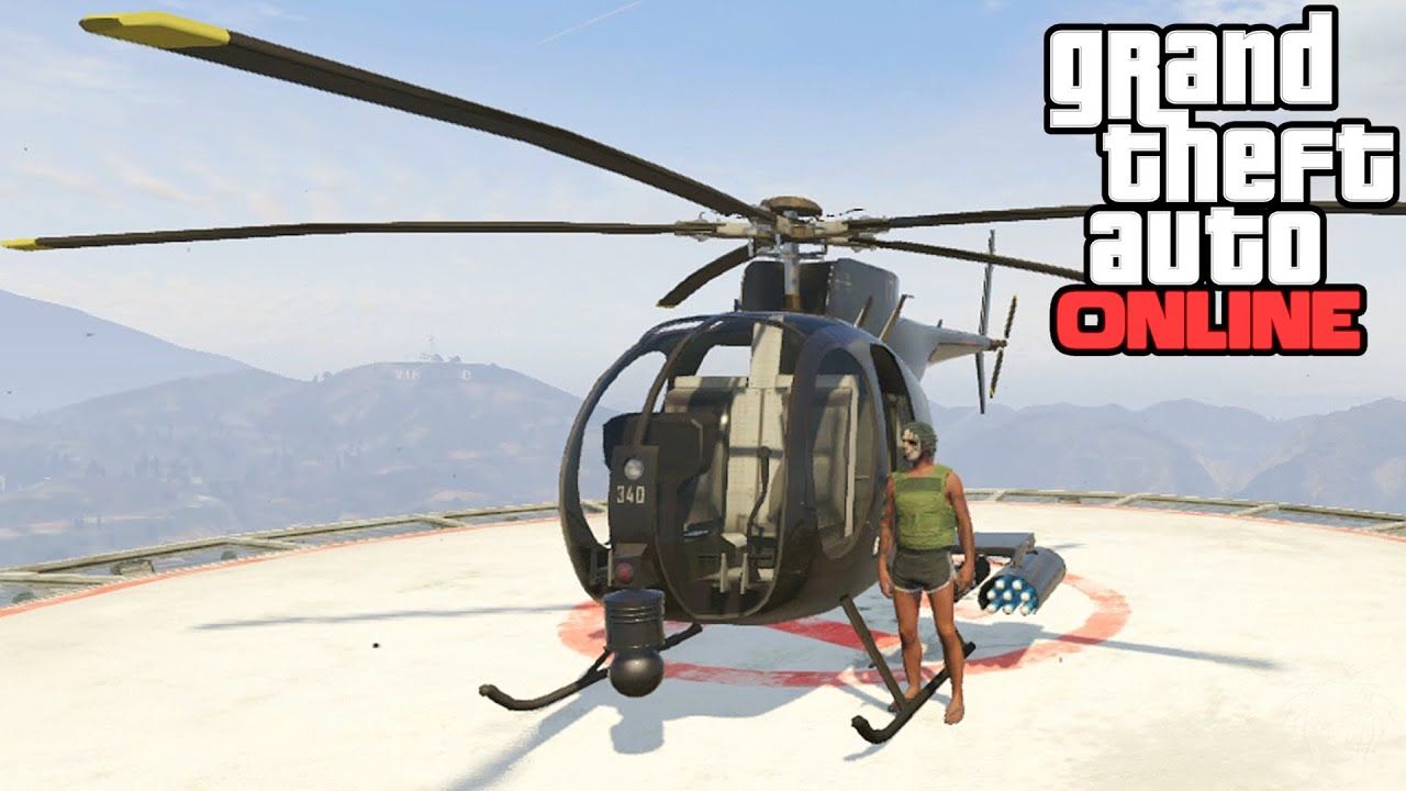 GTA Online: Buzzard Location! How To Get A Buzzard Helicopter For Free (Grand Theft Auto 5 Online)