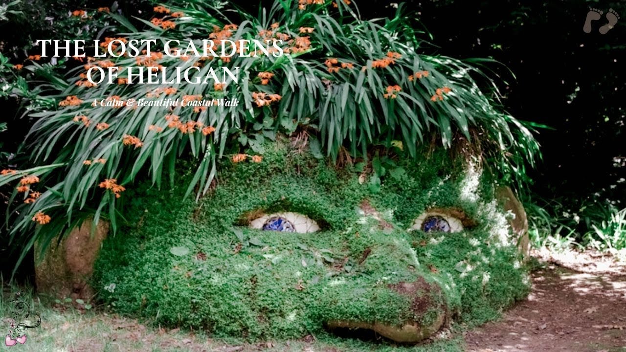 The Lost Gardens of HELIGAN | A Walk Through England's  Most Enchanting Lost Garden [4K, No Talking)