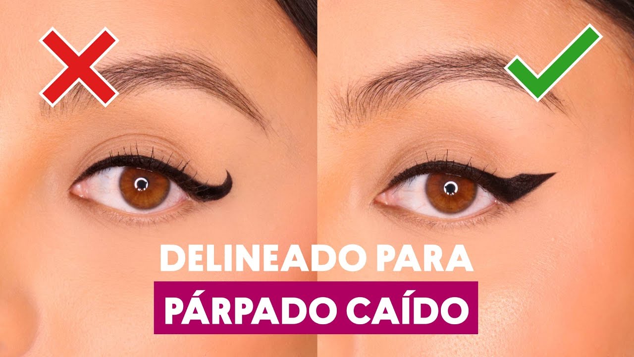 ¿Cómo lograr un delineado cat eye? (delineado de ojos para párpado caído) | Cyzone​