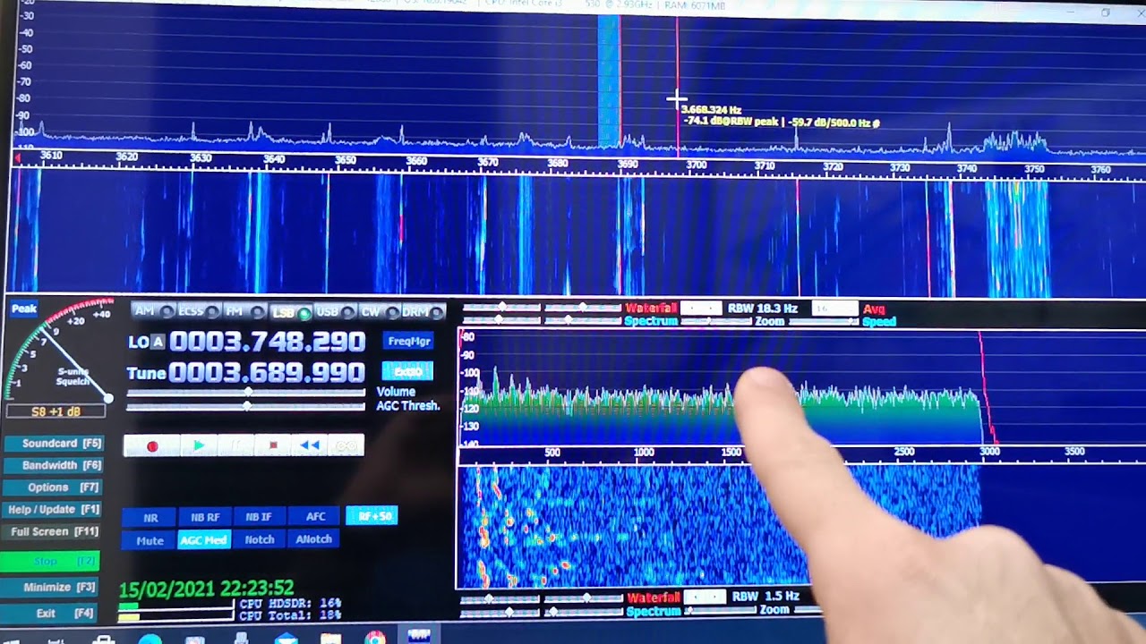 KENWOOD TS 850S PANADAPTER BY IN3FOB